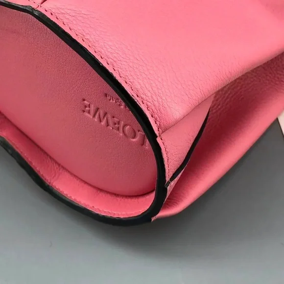 Loewe Elephant Mini Crossbody Bag Pink Leather Sculptural Icon - Picture 6 of 9